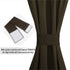 Aquazolax Blackout French Door Curtain Window Coverings for Privacy - Blackout Curtains Drapery Rod Pocket Entry Door Side Panels 25x72 Inches - 1...