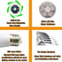45W PAR38 30pcs LEDs Warm White Spotlight Bulb E27 Project Tracking Light 24 Degree Beam (45W, Warm White)...