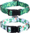 2 Pack St.Patrick's Day Dog Collar Adjustable Four Leaf Clover Small...