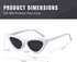 GIFIORE Retro Vintage Cat Eye Sunglasses for Women Trendy Narrow Cateye Frame Sun Glasses...