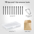 CoBak Sturdy Replacement Pen Tips (10 Pcs) for Kindle Scribe Stylus Pens - Pressure Sensitivity, Tilt Writing Support, Low Lag with Nibs Removal T...