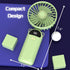 Handheld Fan Battery Operated face fan Small Personal Portable Fan Speed Adjustable USB Rechargeable Fan for Kids Girls Women Men Home Office Indo...