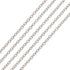 Pandahall 32.8 Feet/10M 304 Stainless Steel Cross Chains with Spool 1.1x0.3mm for Bracelet Necklace Jewelry Making...