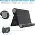 2 Pack Cell Phone Stand for Desk, Foldable Cell Phone Holder Mobile Stand Phone Dock, Adjustable Tablet Stand Holder Compatible with iPhone 12 iPh...
