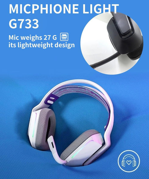 Cuifati Replacement Microphone for Logitech G733 Headset with Clear Noise Reduction...