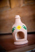 Chiminea Fireplace Natural Wood Incense Burner, Includes 40 Piñon Incense Bricks - Made in The USA...