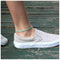 Bohemia Turquoise Bead Anklet Blue Beaded Ankle Bracelet Beach Anklet Chain Summer Foot Chain Jewelry for Women and Girls...