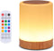 Touch Bedside Table Lamp,13 RGB Colors & 5 Brightness, USB Rechargeable Desk Lamp, Remote Control Dimmable Night Light with RGB Color Changing,Por...