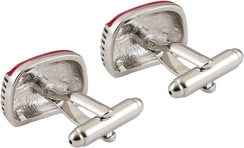 Retro Red Radio Cufflinks for Men...