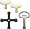 Hysagtek 4 Pcs Workshop Assortment Utility Keys Kit, Plumbers Tool Key Set for Radiators Gas Electric Meter Boxes...