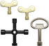 Hysagtek 4 Pcs Workshop Assortment Utility Keys Kit, Plumbers Tool Key Set for Radiators Gas Electric Meter Boxes...