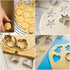24-Piece Stainless Steel Mini Geometric Shaped Cookie Biscuit Cutter Set Square Heart Triangle Round Flower Star Baking Metal Molds to Cut Out Pas...