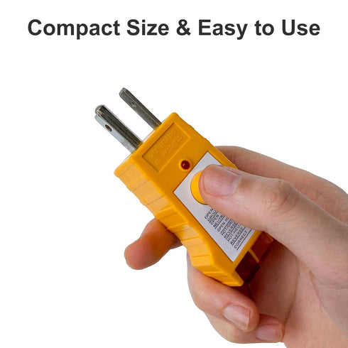 Outlet Tester for Grounding Products, Outlet Tester with GFCI, Electrical Receptacle Tester, Plug Tester, Socket Tester for North American Outlets...