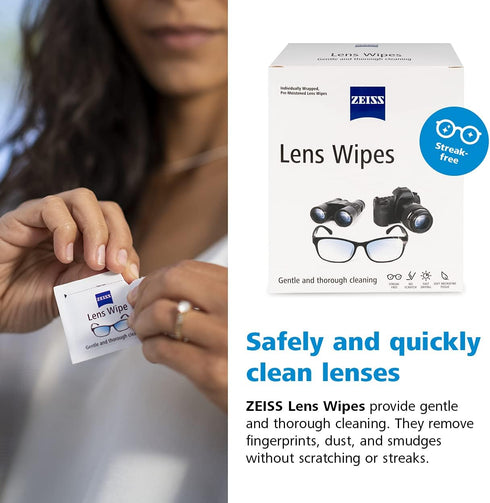 ZEISS Pre-Moistened Lens Cleaning Wipes, 200 Count...