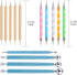 14 Pcs Dotting Tools Ball Styluses with Box, Dotting Tools Set Rock Painting, Pottery Clay Modeling Embossing Nail Art...