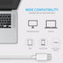 USB Type C Headphone 4 Pack, USB C Earphones Type C Headphones Stereo with Microphone Volume Control Compatible with Samsung Galaxy S20+/S21/S20/G...