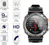 Compatible for VIRAN Military Smart Watches Screen Protector, 9H Anti-Scratch Tempered Glass Protective Film for C21 Pro 1.39'' Military Smartwatc...