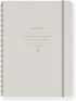 Fringe Studio Vegan Leather Cover Travelbook STANDARD TAUPE, 5" x 6.875", 160 Pages, Signature Edition Collection (876003)...
