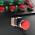 Emergency Push Button Switch, Red Mushroom Head, for Home or Industrial Equipment, Operating Rooms, Distribution Boxes, NO NC, 22mm, Spring Return...