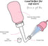 Bottle - Perineal Recovery Postpartum Care and Cleansing hospital essentials after childbirth labor personal hygiene bidet + angled spout Large 36...