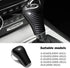 1 Piece Carbon Fiber Car Gear Shift Knob Cover Sticker Interior Trim for Mercedes Benz W204 W212 A G E C Class CLS Accessories (Black)...