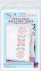 Jack Dempsey Stamped Pillowcases W/White Perle Edge 2/Pkg - Cross-Stitch Pretty in Pink...
