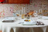 Bormioli Rocco Parma Set Of 6 Appetizer, Salad and Dessert plates, 7.75 Inch Tempered Opal Glass, Clean White, Linear & Curved Design, Dishwasher ...