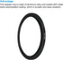PATIKIL 77mm-86mm Metal Step Up Ring with Cleaning Cloth, 2 Pack Camera Lens Filter Adapter Ring Aluminum Filter Adapter Ring for Camera Lenses Ho...