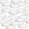 Royal Imports White Floating Candles 3" - Made in USA Pack of 24 Unscented Dripless Wax Discs - 10 Hour Burn Time - Centerpieces, Weddings, Events...