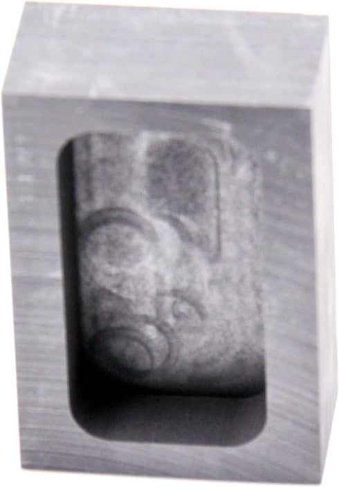 Graphite Ingot Mold, High Purity Refining Graphite, Melting Casting Mould for Gold Silver Aluminum Copper Brass Zinc Plumbum and Alloy Metals (2.1...