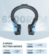 Portable Neck Fan, Bladeless Personal Fan, 360°Cooling Wearable Fan, Fast Cooling, USB Rechargeable Battery Operated, 3 Speeds Ultra Quiet, Birthd...