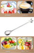 10 Pack Stainless Steel Leaf Teaspoons, Stirring, Mixing, Stir Spoons Ice Cream Spoon 6.5 inch Silver...
