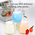 Baby Food Storage Containers,12 Baby Food Containers with Lids,4 oz Glass Baby Food Jars,Small Snack Containers for Toddlers,Thickened Baby Food S...