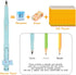 6 Sets Infinity Pencil Reusable Inkless Pencil No Sharpen Everlasting Pencil with Extra 6 Replaceable Nibs and 6 Cute Pencil Cups Infinite Pencil ...