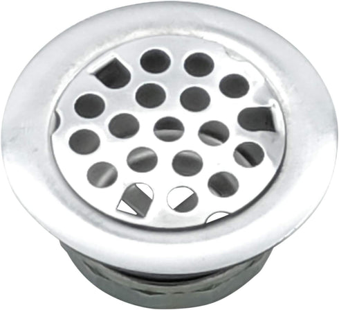 Duplex Flat Top Strainer Stainless Steel with Removable Flat Drainer, 1-7/8-2-1/4 Inch, Outdoor and Mobile Shower Strainer...