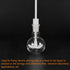 MECCANIXITY PTFE Electric Stirring Rod 300x40mm Length Overhead Stirrer Mixer Shaft with Foldable Paddle for Lab...