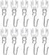 Accessories Kit for Flexible Bendable Curved Ceiling/Side Wall Curtain Track Hardware Set (10Pcs Roller Hooks)...