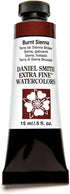 DANIEL SMITH 284600010 Extra Fine Watercolor 15ml Paint Tube, Burnt Sienna, 0.5 Fl Oz (Pack of 1)...