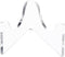 Plymor Clear Acrylic Low-Profile Curved Display Easel for Geode, Mineral or Crystal Cluster, 1.25" H x 2.5" W x 2.375" D (2 Pack)...