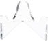 Plymor Clear Acrylic Low-Profile Curved Display Easel for Geode, Mineral or Crystal Cluster, 1.25" H x 2.5" W x 2.375" D (2 Pack)...