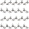 Fielect 20Pcs AA Battery Spring Plate AA Battery Positive Negative Conversion Spring Contact Nickeling Plate 26.5mmx12mm...