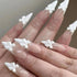 Bow Nail Charm 3D Resin Bow-Knot Nail Art Charms with Mixed Color Designs Nail Accessories Kawaii Colorful Resin Bow DIY Nail Art Supplies for Wom...