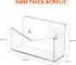 Richboom Acrylic Mail Holder, Envelope Holder for Desk Countertop Letter Holder for Home Office School (1 Section Clear)...