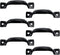 Antrader Cabinet Hardware Handle Pull-Black, 1-3/4" (45mm) Hole Centers, 6 Pack...