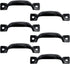 Antrader Cabinet Hardware Handle Pull-Black, 1-3/4" (45mm) Hole Centers, 6 Pack...