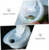 HOMSFOU 2pcs Glass Water Pitcher Lids Water Carafes Lids Tea Pitcher Spout Lids Lemonade Pitcher Lids Juice Pitcher Lids Water Jug Lids Bistro Pit...