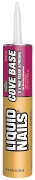 LIQUID NAILS CB-10 Cove Base and Stair Tread Adhesive (10-Ounce)...