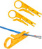 Mini Wire Stripper 3 Pcs Network Wire Stripper Punch Down Cutter for Network Wire Cable, RJ45/Cat5/cat6 Data Cable, Telephone Cable and Computer U...