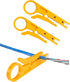 Mini Wire Stripper 3 Pcs Network Wire Stripper Punch Down Cutter for Network Wire Cable, RJ45/Cat5/cat6 Data Cable, Telephone Cable and Computer U...