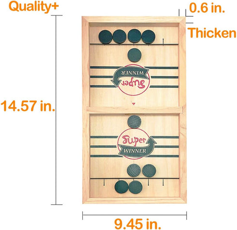 Fast Sling Puck Game,Sling Puck Game, Sling Board Games Toy,Paced Winner Board Games Toys for Kids & Adults...